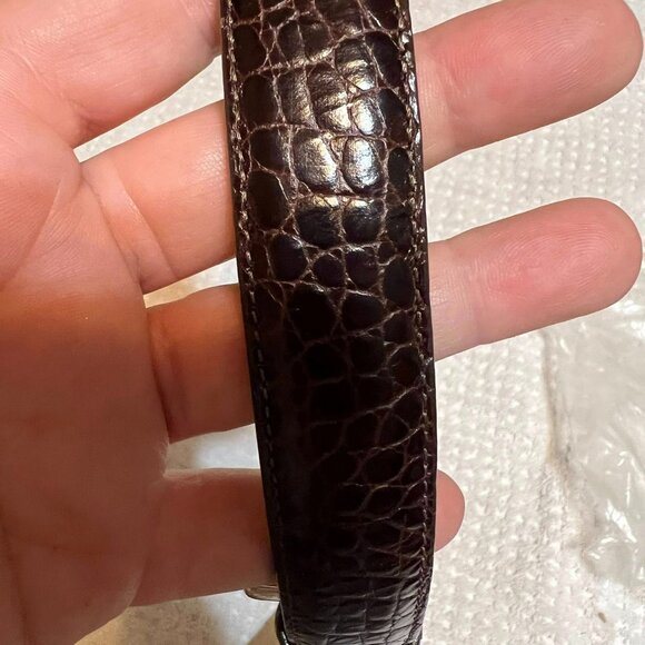 Size ML/32 - Brighton - Dark Brown Leather Belt - Picture 5 of 5